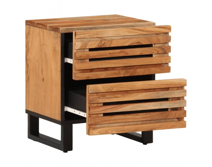 Sonata H Нощни шкафчета, 2 бр, 40x34x46 см, акация масив