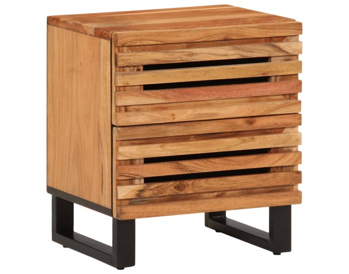 Sonata H Нощни шкафчета, 2 бр, 40x34x46 см, акация масив