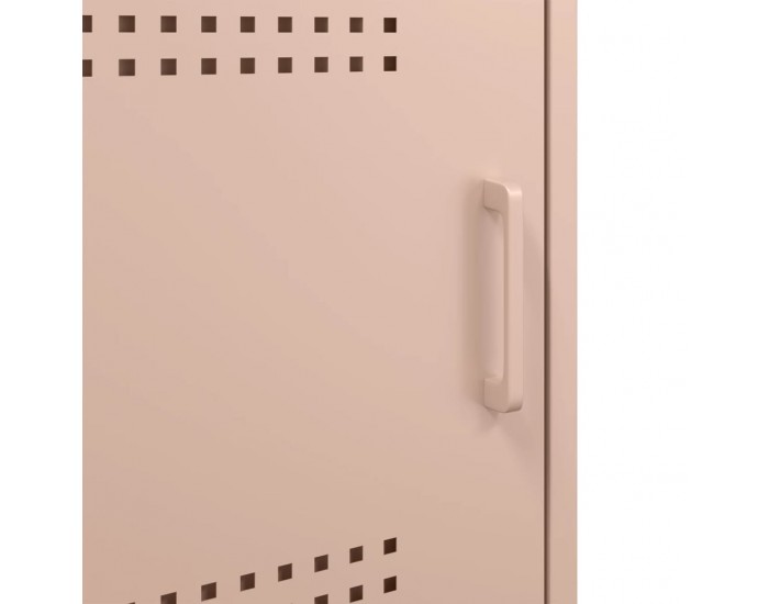 Sonata H Нощни шкафчета, 2 бр, розово, 36x39x68 см, стомана