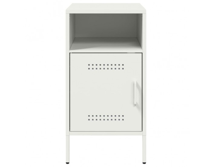 Sonata H Нощно шкафче, бяло, 36x39x68 см, стомана