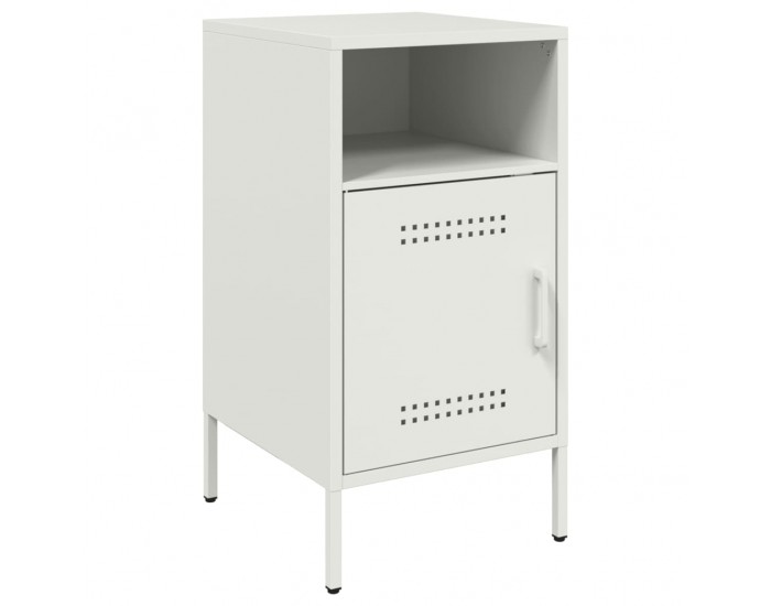 Sonata H Нощно шкафче, бяло, 36x39x68 см, стомана