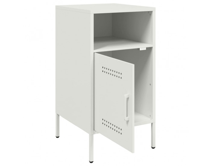 Sonata H Нощно шкафче, бяло, 36x39x68 см, стомана