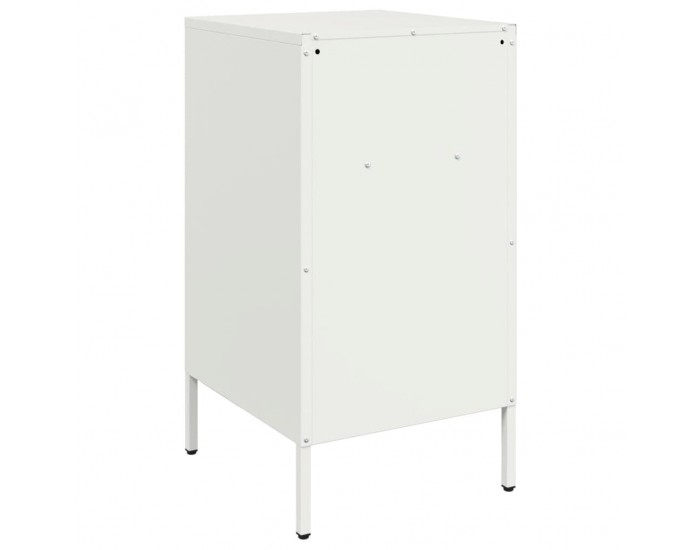 Sonata H Нощно шкафче, бяло, 36x39x68 см, стомана