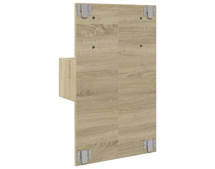 Sonata H Нощно шкафче за стена с LED осветление, дъб сонома