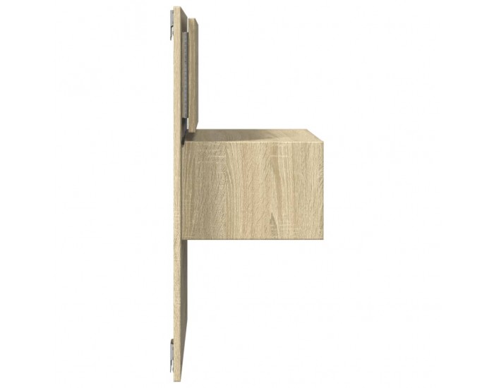 Sonata H Нощно шкафче за стена с LED осветление, дъб сонома