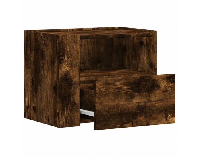 Sonata H Нощни шкафчета за стенен монтаж, 2 бр, опушен дъб, 45x30x35 см