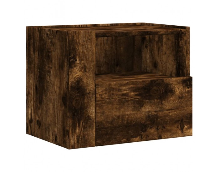 Sonata H Нощни шкафчета за стенен монтаж, 2 бр, опушен дъб, 45x30x35 см