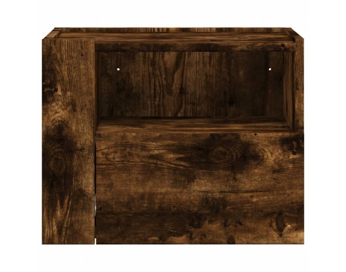 Sonata H Нощни шкафчета за стенен монтаж, 2 бр, опушен дъб, 45x30x35 см