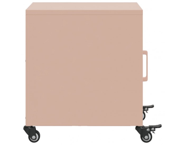 Sonata H Нощни шкафчета, 2 бр, розови, 36x39x43,5 см, стомана