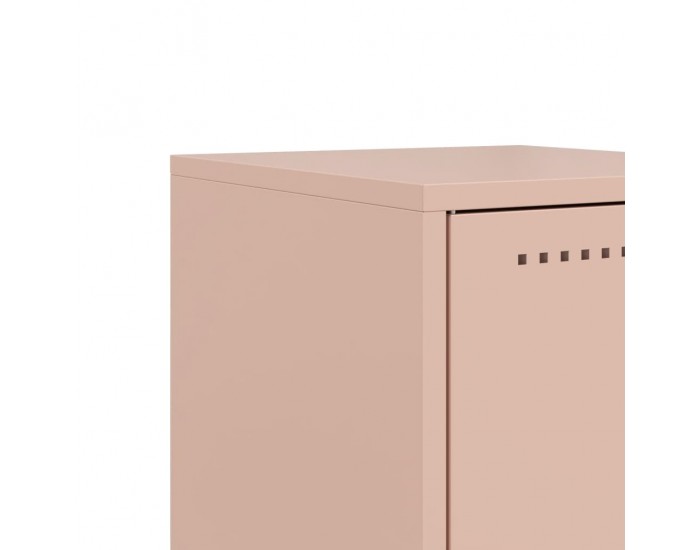 Sonata H Нощни шкафчета, 2 бр, розови, 36x39x43,5 см, стомана
