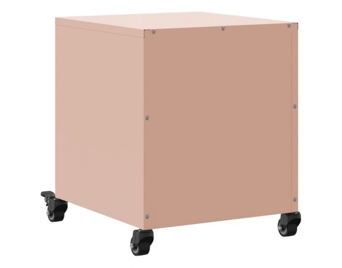 Sonata H Нощни шкафчета, 2 бр, розови, 36x39x43,5 см, стомана