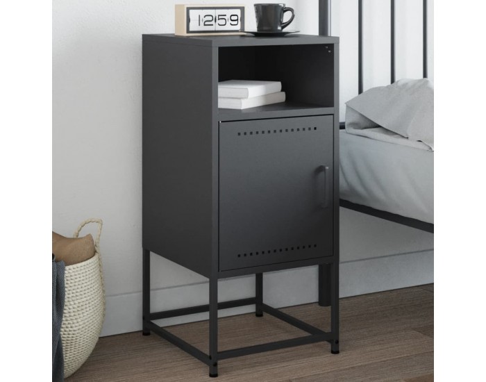 Sonata H Нощно шкафче, антрацит, 36x39x78 см, стомана