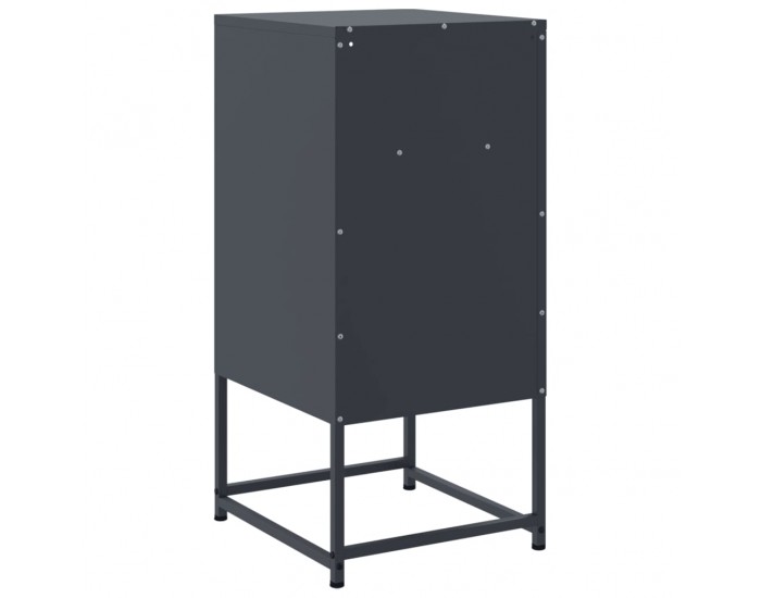 Sonata H Нощно шкафче, антрацит, 36x39x78 см, стомана