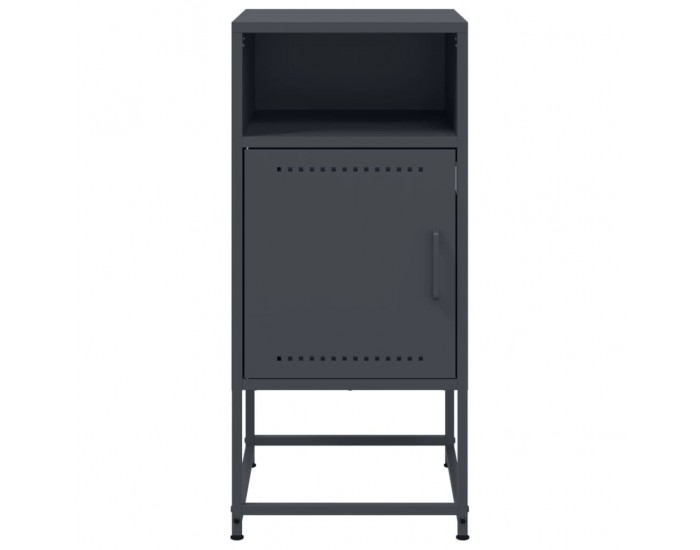 Sonata H Нощно шкафче, антрацит, 36x39x78 см, стомана