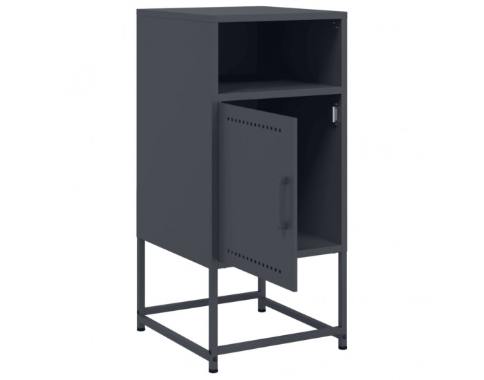 Sonata H Нощно шкафче, антрацит, 36x39x78 см, стомана