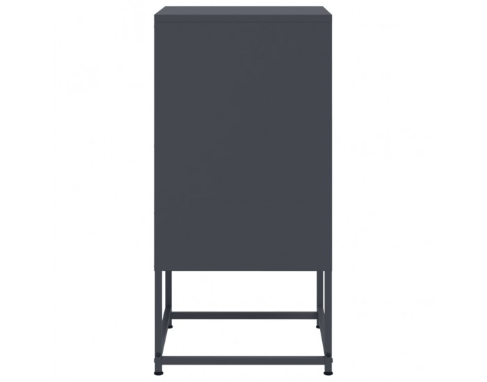 Sonata H Нощно шкафче, антрацит, 36x39x78 см, стомана