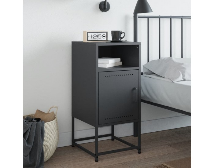 Sonata H Нощно шкафче, антрацит, 36x39x78 см, стомана