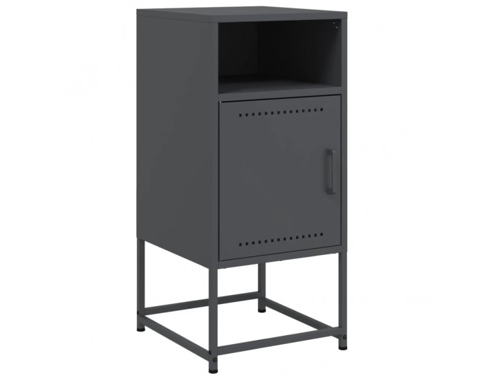 Sonata H Нощно шкафче, антрацит, 36x39x78 см, стомана