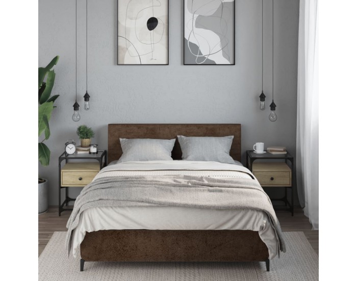 Sonata H Нощни шкафчета 2 бр дъб сонома 40x40x55 см инженерно дърво