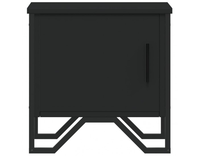 Sonata H Нощно шкафче, черно, 40x30x40 см, инженерно дърво