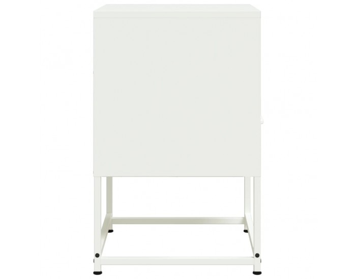 Sonata H Нощно шкафче, бял, 36x39x60,5 см, стомана