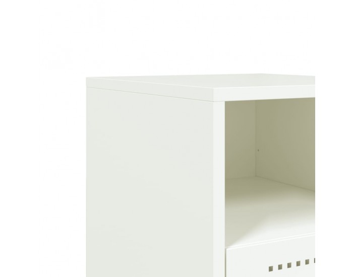 Sonata H Нощно шкафче, бял, 36x39x60,5 см, стомана