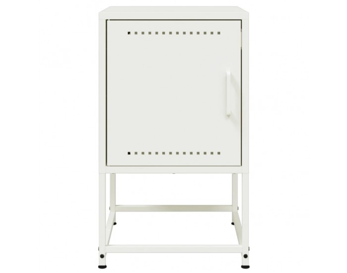 Sonata H Нощно шкафче, бял, 36x39x60,5 см, стомана