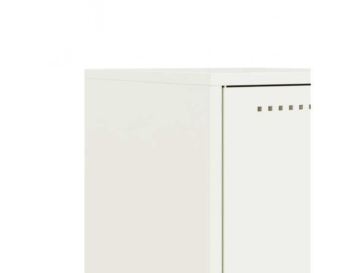 Sonata H Нощно шкафче, бял, 36x39x60,5 см, стомана