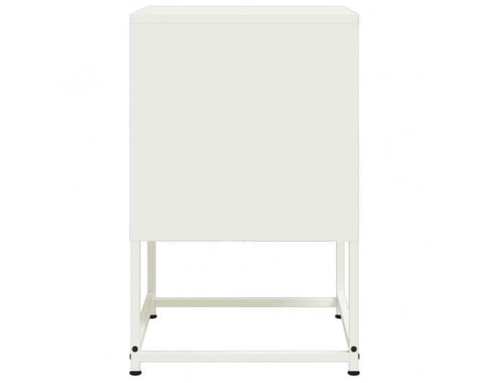Sonata H Нощно шкафче, бял, 36x39x60,5 см, стомана