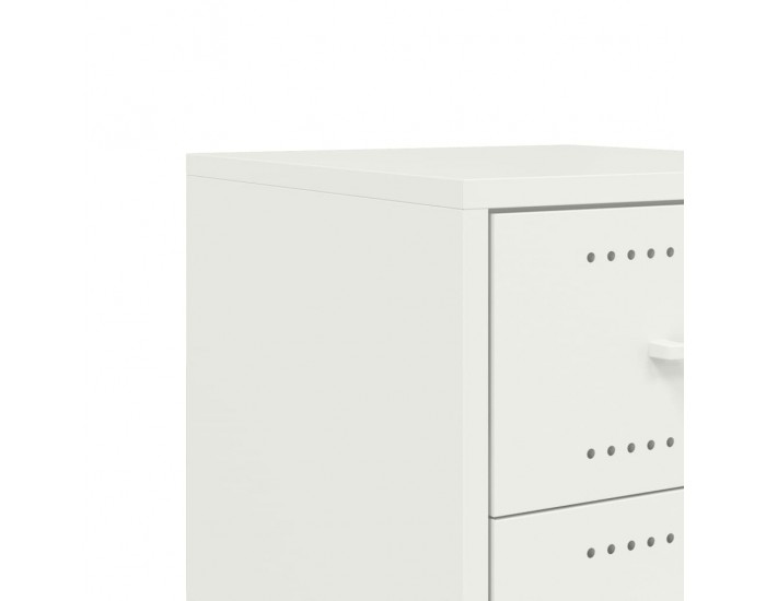 Sonata H Нощно шкафче, бяло, 36x39x59 см, стомана