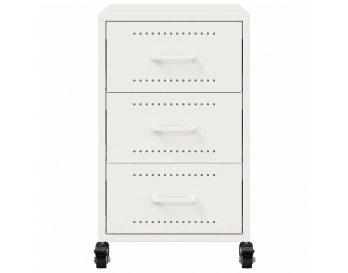 Sonata H Нощно шкафче, бяло, 36x39x59 см, стомана