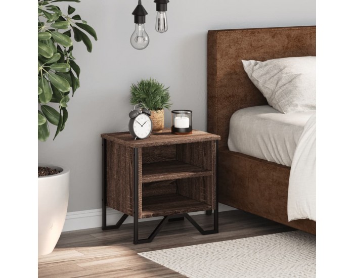 Sonata H Нощно шкафче, кафяв дъб, 40x30x40 см, инженерно дърво