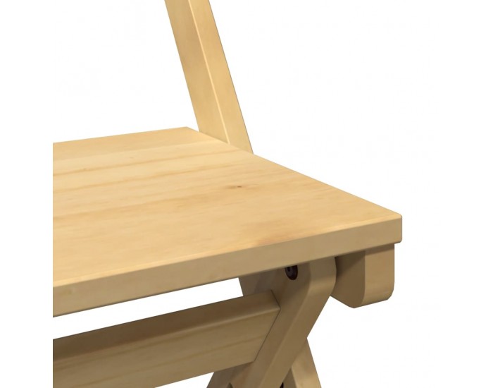 Sonata H Трапезни столове Corona сгъваеми 4 бр масивна дървесина бор Sonata H Трапезни столове Corona сгъваеми 4 бр масивна дървесина бор