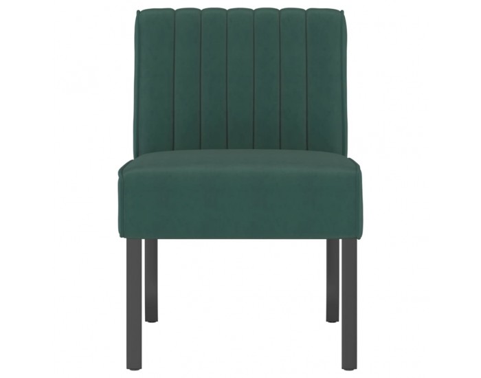 Sonata H Ниско кресло, тъмнозелено, кадифе