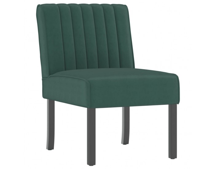 Sonata H Ниско кресло, тъмнозелено, кадифе