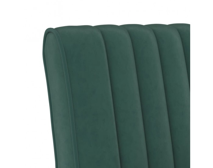 Sonata H Ниско кресло, тъмнозелено, кадифе