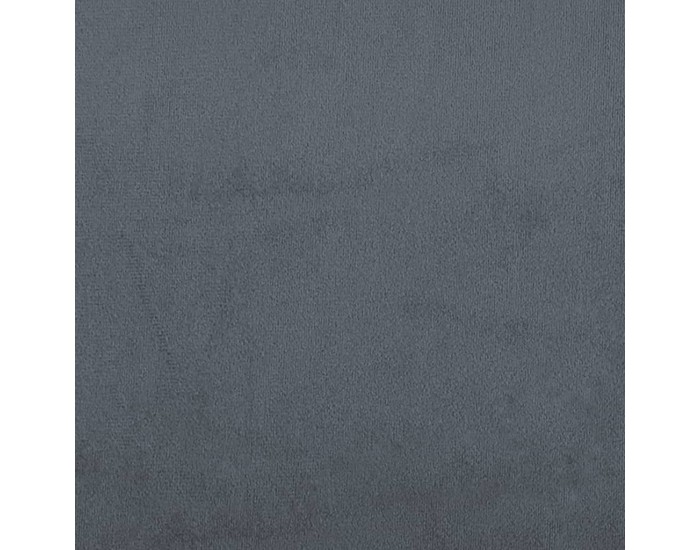 Sonata H Стол с висока облегалка, тъмносив, кадифе, дизайн на копчета