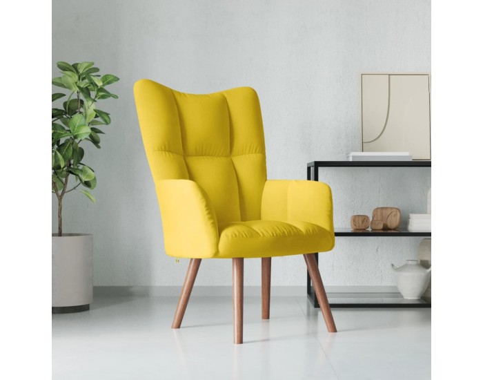 Sonata H Релакс стол, горчица жълто, кадифе