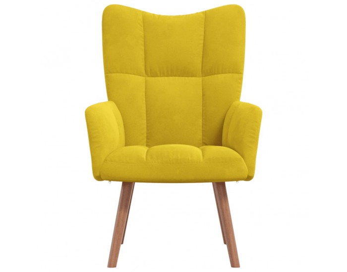 Sonata H Релакс стол, горчица жълто, кадифе