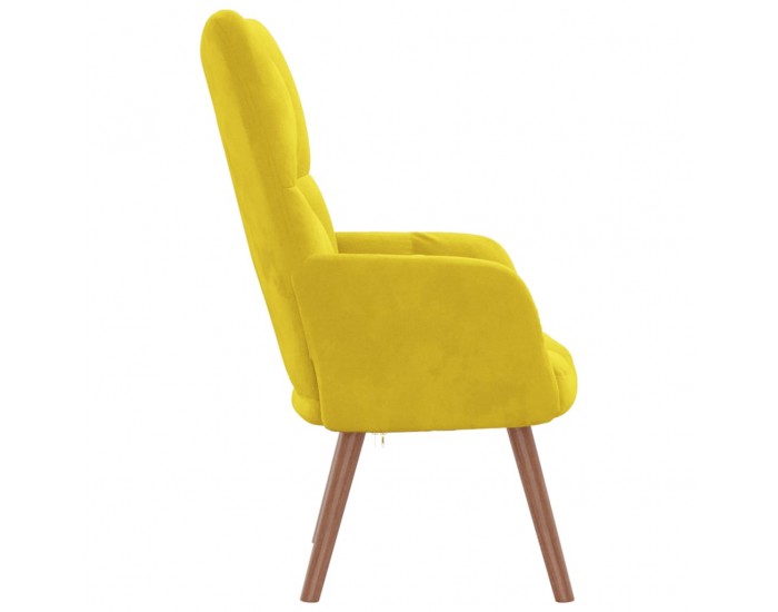 Sonata H Релакс стол, горчица жълто, кадифе