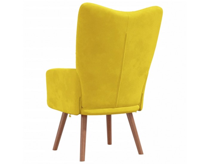 Sonata H Релакс стол, горчица жълто, кадифе