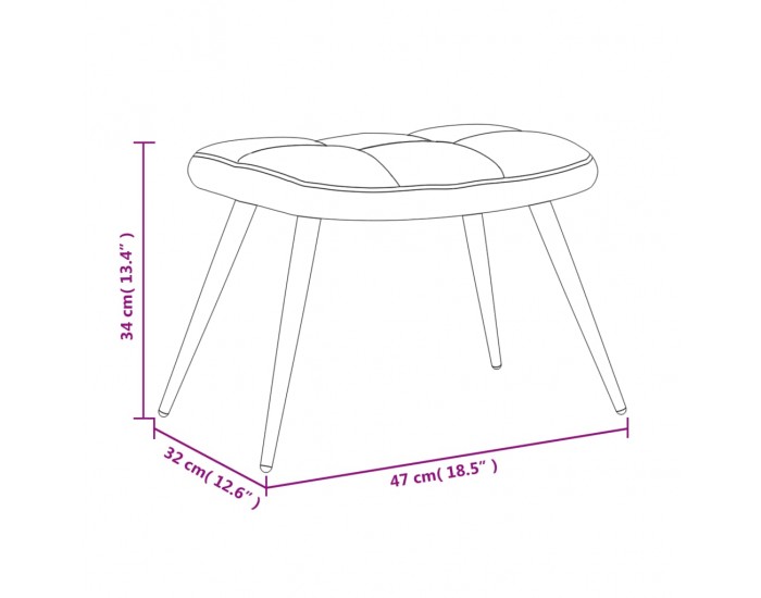 Sonata H Релаксиращ стол с табуретка, горчица жълто, кадифе