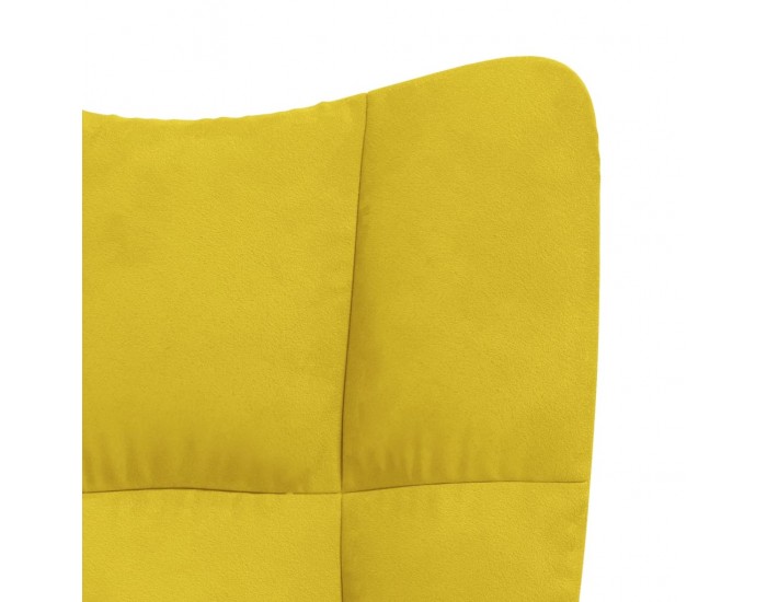 Sonata H Релаксиращ стол, горчица жълто, кадифе