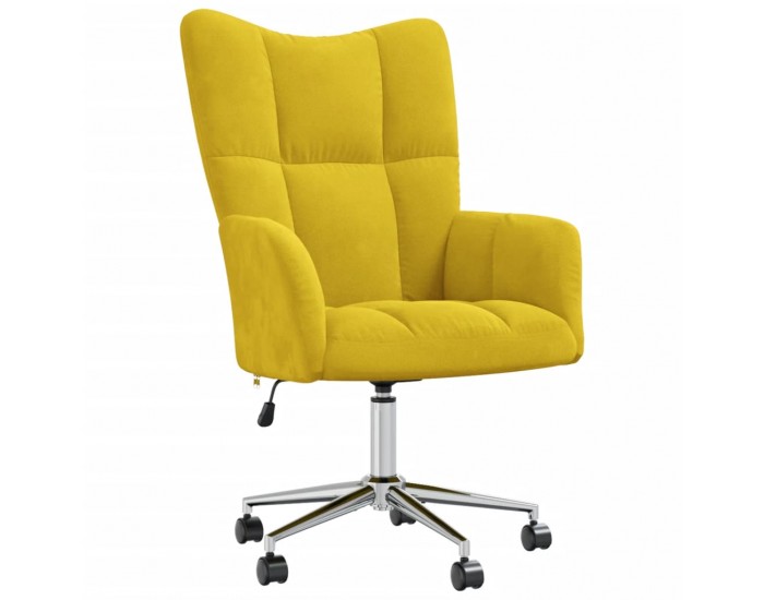 Sonata H Релаксиращ стол, горчица жълто, кадифе