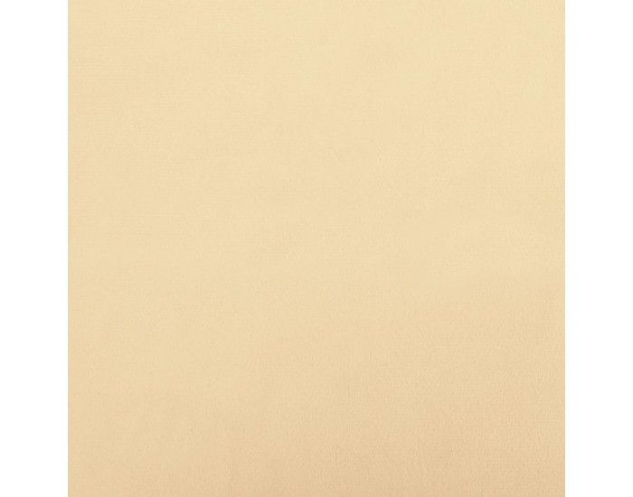 Sonata H Стол за релакс с табуретка, кремавобял, кадифе