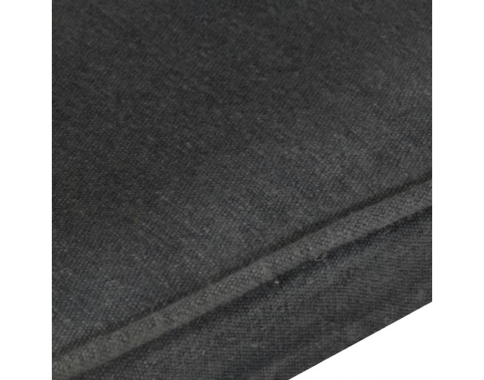 Sonata H Wingback стол, черен, канава