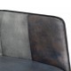 Sonata H Wingback стол, сив, естествена кожа