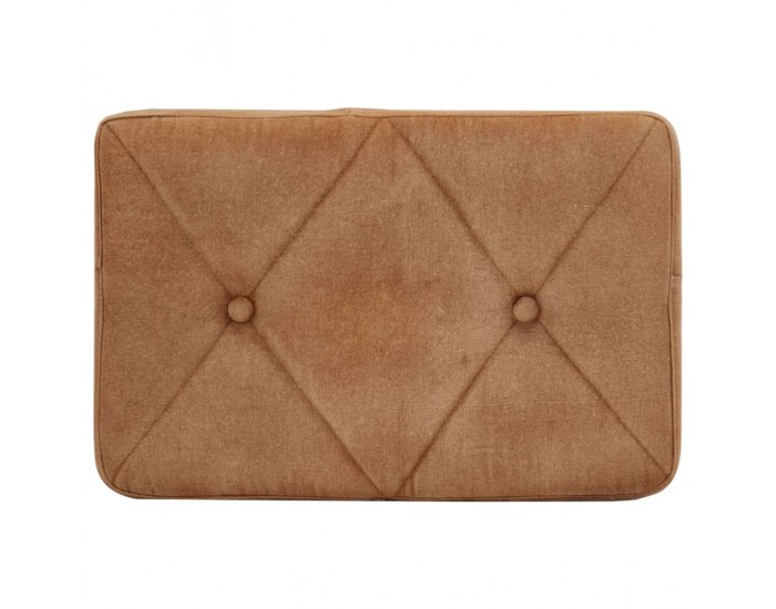 Sonata H Wingback стол с табуретка, кафяв, канава Sonata H Wingback стол с табуретка, кафяв, канава