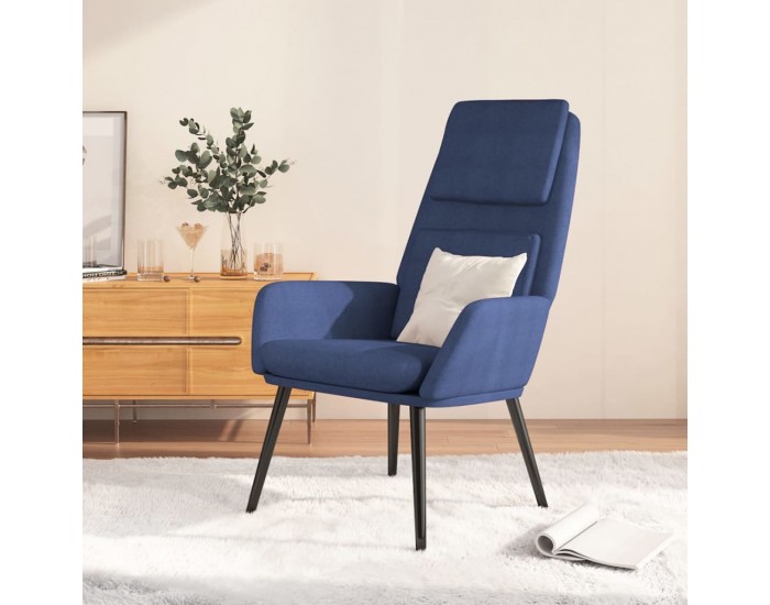 Sonata H Релакс стол, син, текстил