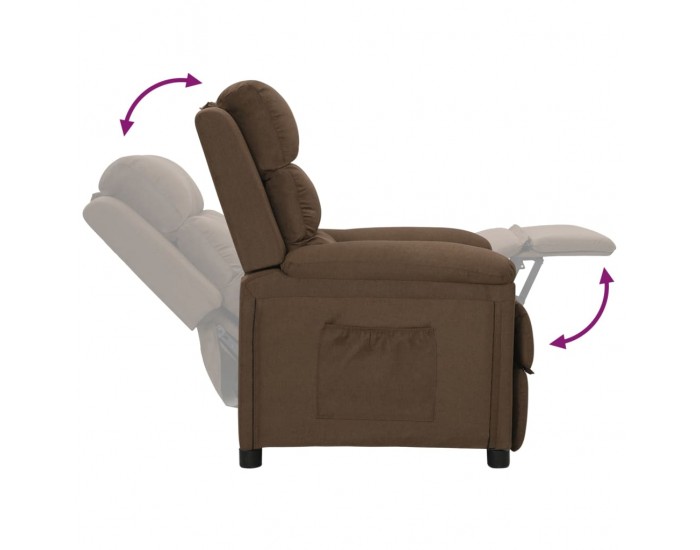 Sonata H Стол наклоняем, кафяв, текстил